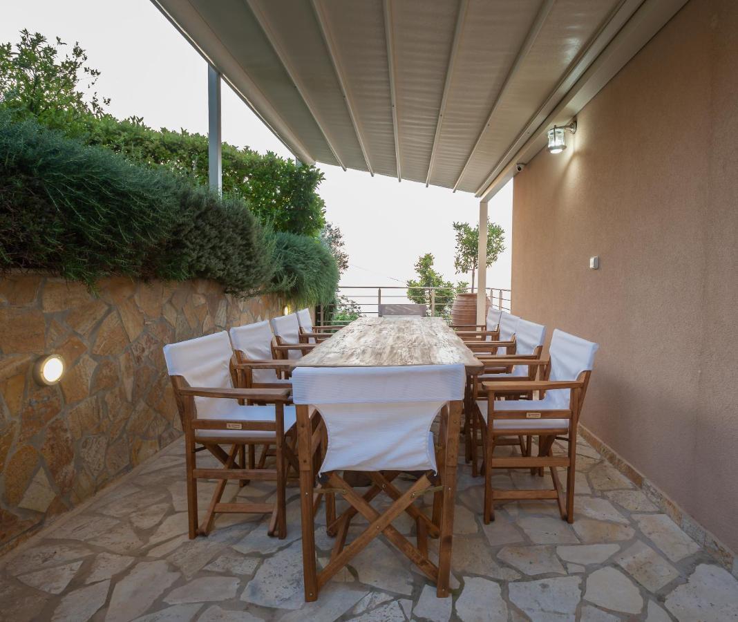 Nikole'S Villas Luxury 180M2 Tiros Bagian luar foto